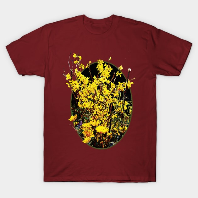 Forsythias - Forsythia Arrangement T-Shirt by SusanSavad